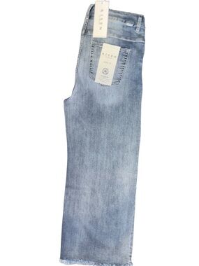 Risen 1X Light Blue Straight Leg Jeans